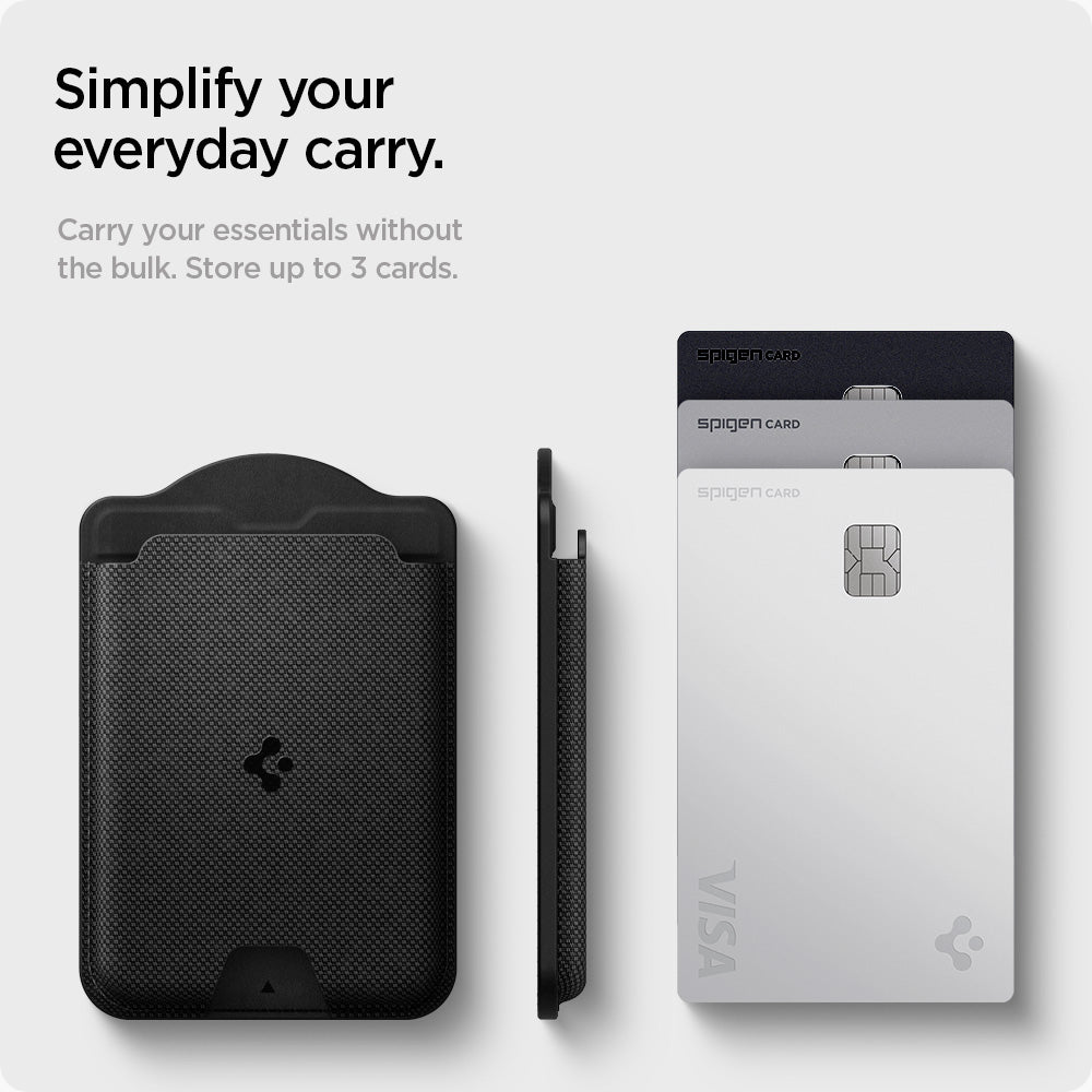 AFA09208 - Galaxy S25 Series MagFit Card Holder Urban Fit (MagFit) in Black showing simplify your everyday carry.