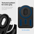 AFA09208 - Galaxy S25 Series MagFit Card Holder Urban Fit (MagFit) in Black showing textured pattern for extra grip.