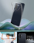 ACS09167 - Galaxy A36 5G Case Liquid Crystal in Crystal Clear designed by spigen. Ultra hybrid. Designed for Samsung.