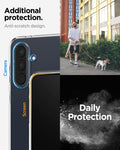 ACS09167 - Galaxy A36 5G Case Liquid Crystal in Crystal Clear additional protection. Anti scratch design.