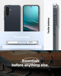 ACS09167 - Galaxy A36 5G Case Liquid Crystal in Crystal Clear Precise design, tactile buttons.