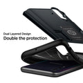 611CS26021 - Galaxy A50 Case Slim Armor in Metal Slate showing the dual layered design. Double the protection