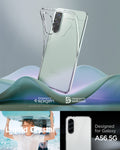ACS09296 - Galaxy A56 5G Case Liquid Crystal in Crystal Clear designed by spigen. Ultra hybrid. Designed for Samsung.