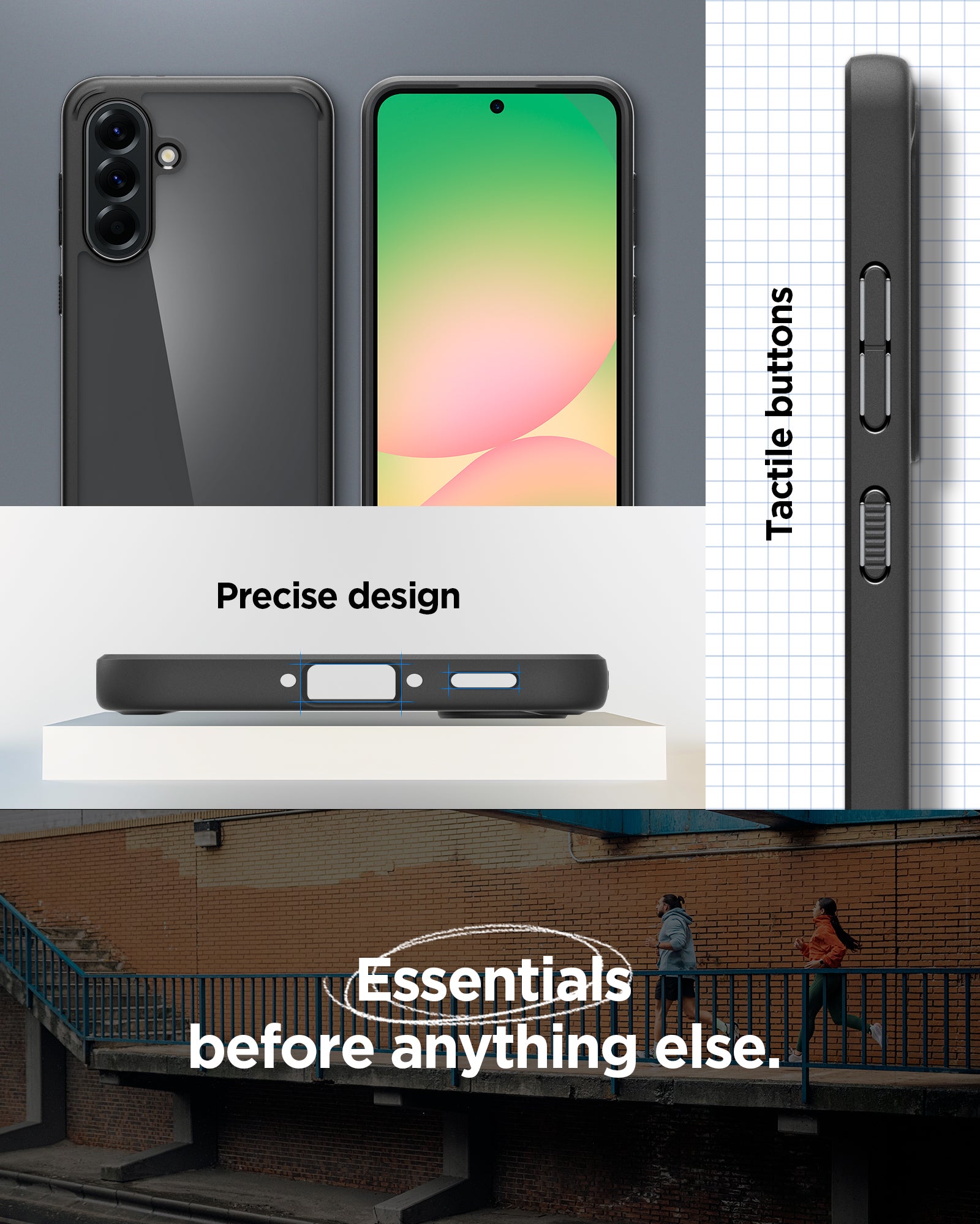 ACS09293 - Galaxy A56 5G Case Ultra Hybrid in Matte Black essentials before anything else.
