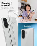 ACS11123 - Spigen Ultra Hybrid Galaxy A57 5G case highlighting long-lasting clarity and crystal clear color-preserving transparency