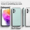 ACS04254 - Galaxy A73 5G Case Ultra Hybrid in Crystal Clear don't settle for just any case. Invest in something you want.