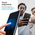 AGL05952 - Galaxy S23 Plus EZ FIT GLAS.tR Screen Protector touch responsive. Feels and responds the same as the original screen on your device.