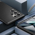 ACS07304 - Galaxy S24 Ultra Case Neo Hybrid in Black showing the back, partial front, top and sides