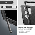 ACS07304 - Galaxy S24 Ultra Case Neo Hybrid in Black showing the precision design. Precisely designed to fit seamlessly and utilize all functionalities