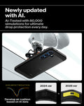 ACS08987 - Galaxy S25 Plus Case Tough Armor AI (MagFit) in Black showing the newly updated with AI. Ai-Tested with 80,000 simulations for ultimate drop protection everyday. Develop air cushion based on AI data