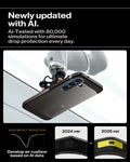 ACS08988 - Galaxy S25 Plus Case Tough Armor AI (MagFit) in Gunmetal showing the newly updated with AI. Ai-Tested with 80,000 simulations for ultimate drop protection everyday. Develop air cushion based on AI data