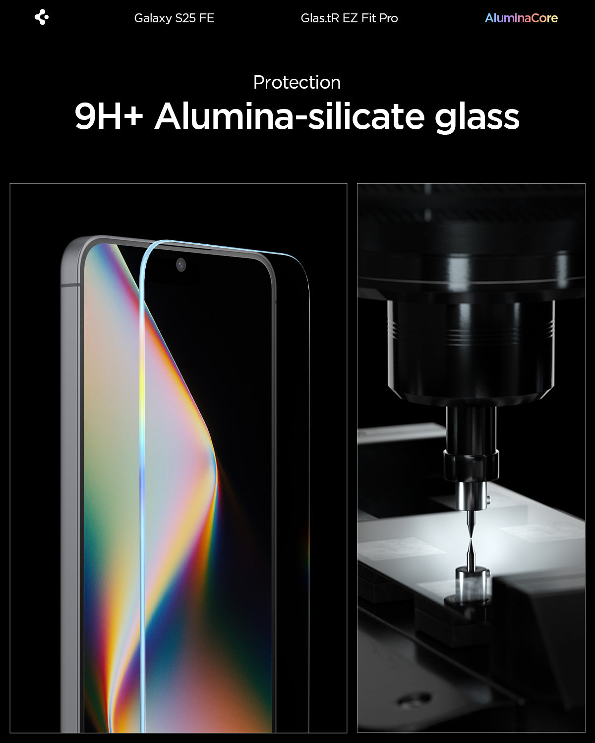 AGL10202- Galaxy S25 FE GLAS.tR EZ Fit Pro