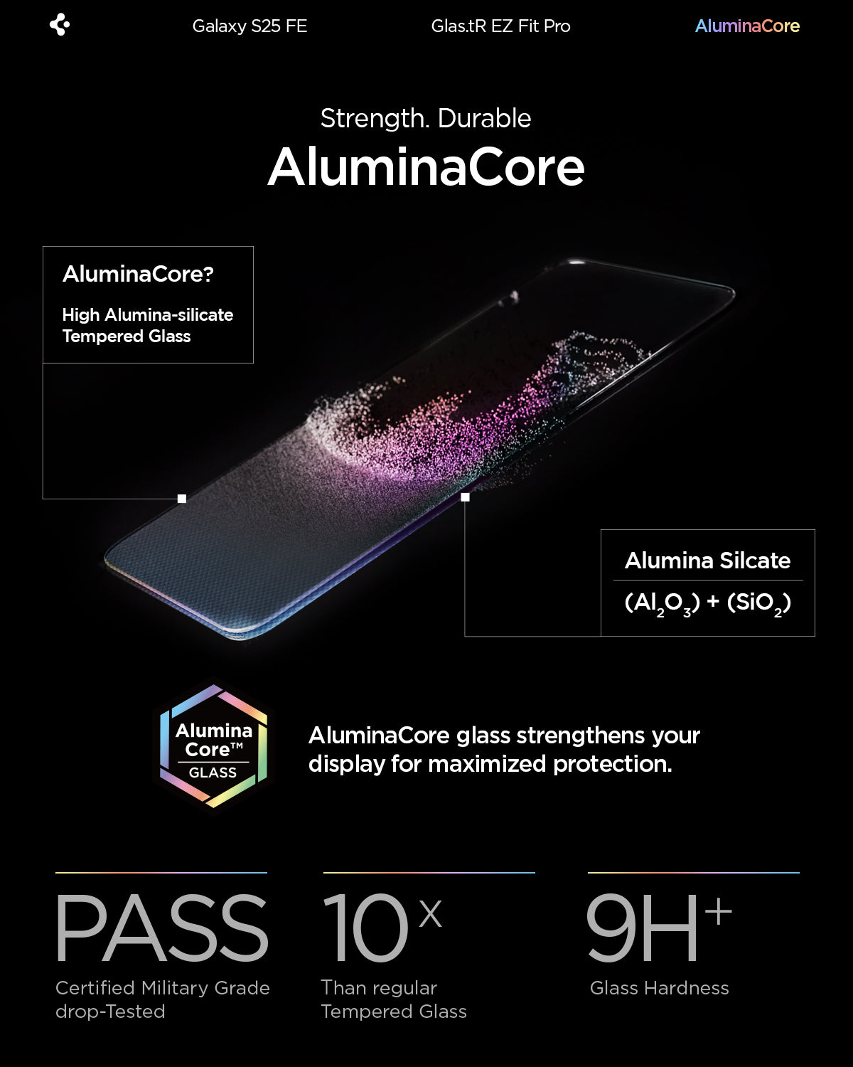 AGL10202- Galaxy S25 FE GLAS.tR EZ Fit Pro