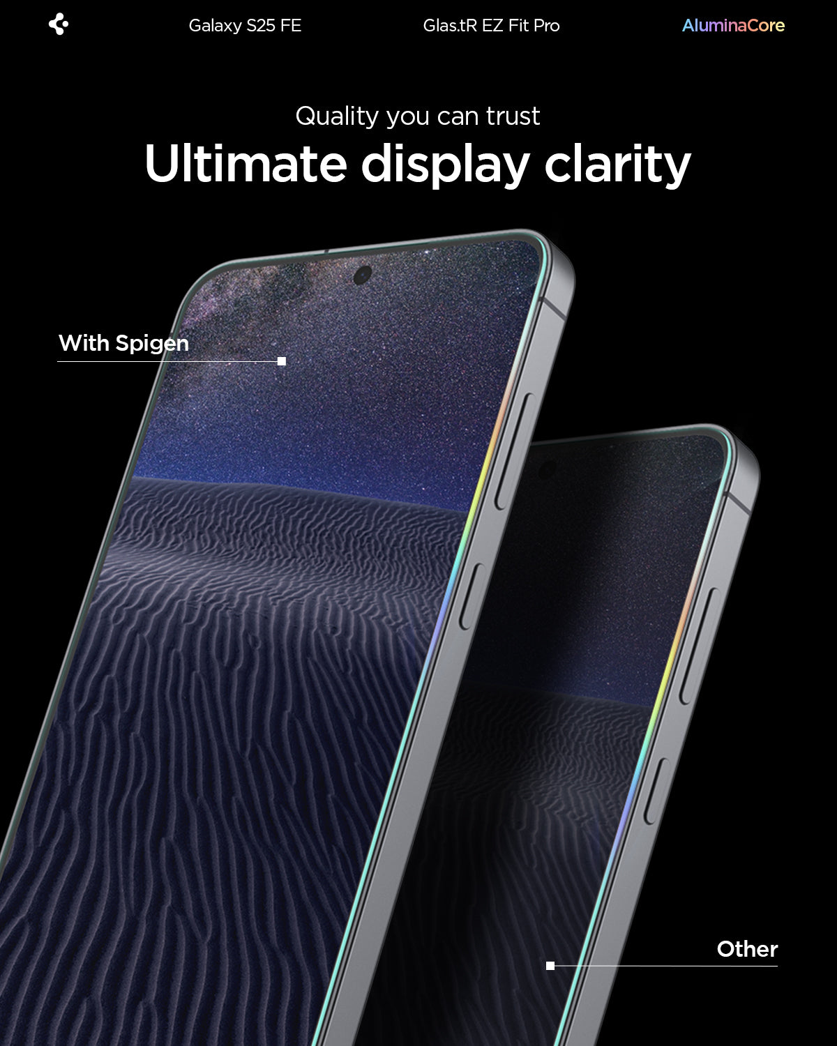 AGL10202- Galaxy S25 FE GLAS.tR EZ Fit Pro