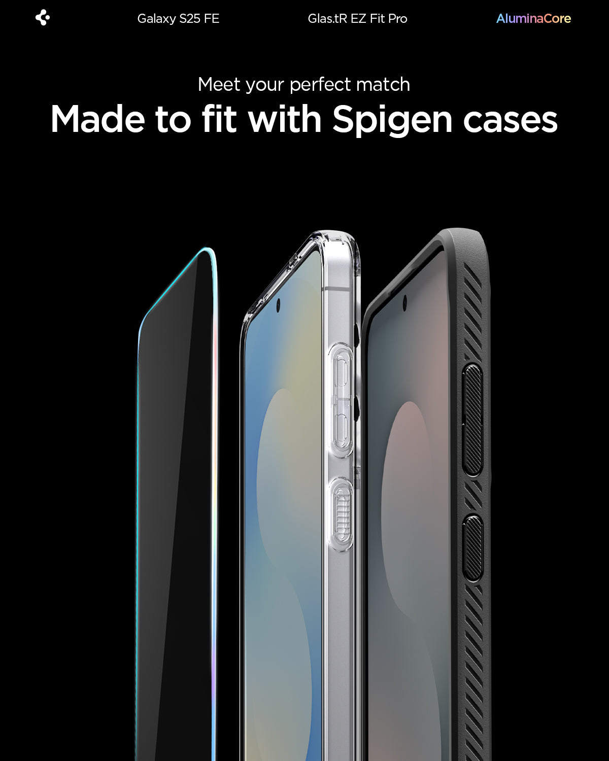 AGL10202- Galaxy S25 FE GLAS.tR EZ Fit Pro