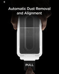 AGL11081 - Galaxy S26 Plus GLAS.tR EZ Fit Pro | Privacy showing automatic dust removal and alignment