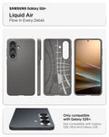 ACS11210 - Galaxy S26 Plus Liquid Air in Marble Gray showing flow in every detail about liquid air