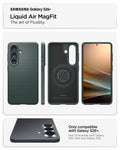 ACS11045 - Galaxy S26 Plus Liquid Air (Mag Fit) in Abyss Green showing the art of fluidity