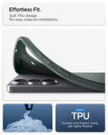 ACS11045 - Galaxy S26 Plus Liquid Air (Mag Fit) in Abyss Green showing effortless fit. Soft tpu design for easy snap on installation