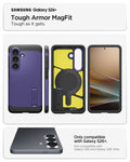 ACS11165 - Galaxy S26 Plus Case Tough Armor (Mag Fit) Ash Violet showing compatibility and tough as it gets