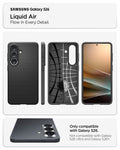 ACS11054 - Galaxy S26 Liquid Air in Matte Black showing flow in every detail about liquid air