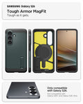ACS11064 - Galaxy S26 Case Tough Armor (Mag Fit) Abyss Green showing compatibility and tough as it gets