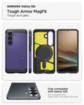 ACS11168 - Galaxy S26 Case Tough Armor (Mag Fit) Ash Violet showing compatibility and tough as it gets