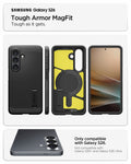 ACS11062 - Galaxy S26 Case Tough Armor (Mag Fit) Black showing compatibility and tough as it gets