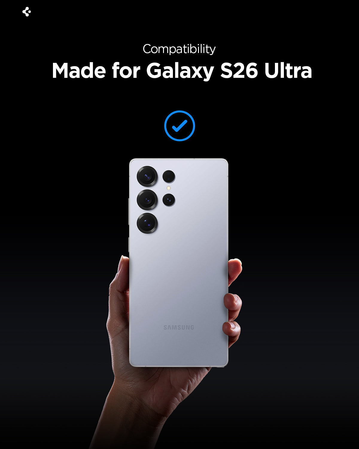 AGL11068 - Galaxy S26 Ultra GLAS.tR EZ Fit Pro showing compatibility