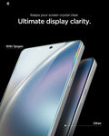 AGL11068 - Galaxy S26 Ultra GLAS.tR EZ Fit Pro showing keeps your crystal clear. ultimate display clarity
