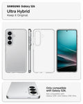 ACS11060 - Galaxy S26 Case Ultra Hybrid Crystal Clear showing keep it original ultra hybrid