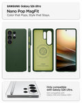 ACS11039 - Galaxy S26 Ultra Nano Pop (Mag Fit) in Avo Green showing color that pops style that stays