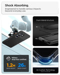 ACS11036 - Galaxy S26 Ultra Slim Armor CS in Black showing shock absorbing. engineered to handle serious impacts beyond everyday use