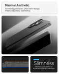 ACS10694 - Galaxy S26 Ultra Case - ThinTect (Mag Fit) Black showing minimal aesthetic. seamless precision. ultra slim design meets effortless aesthetics