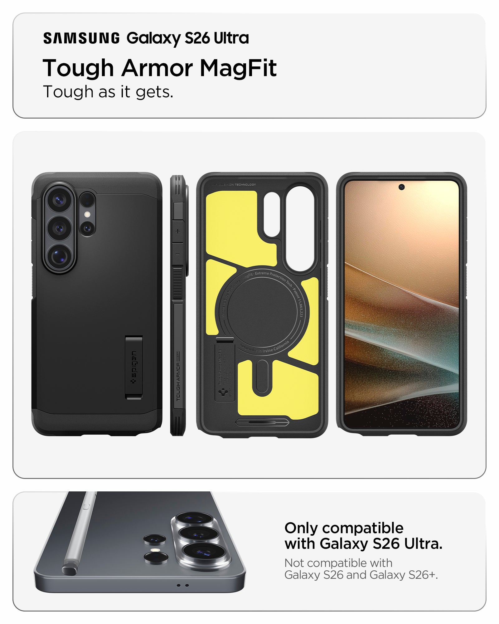 Galaxy S26 Series Case Tough Armor (Mag Fit) – Spigen Inc