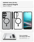 ACS10959 - Galaxy S26 Ultra Case Ultra Hybrid (Mag Fit) Matte Black showing keep it original ultra hybrid magfit