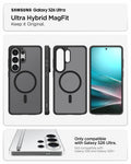 ACS10960 - Galaxy S26 Ultra Case Ultra Hybrid (Mag Fit) Frost Black showing keep it original ultra hybrid magfit