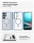 ACS11160 - Galaxy S26 Ultra Case Ultra Hybrid (Mag Fit) Light Blue showing keep it original ultra hybrid magfit
