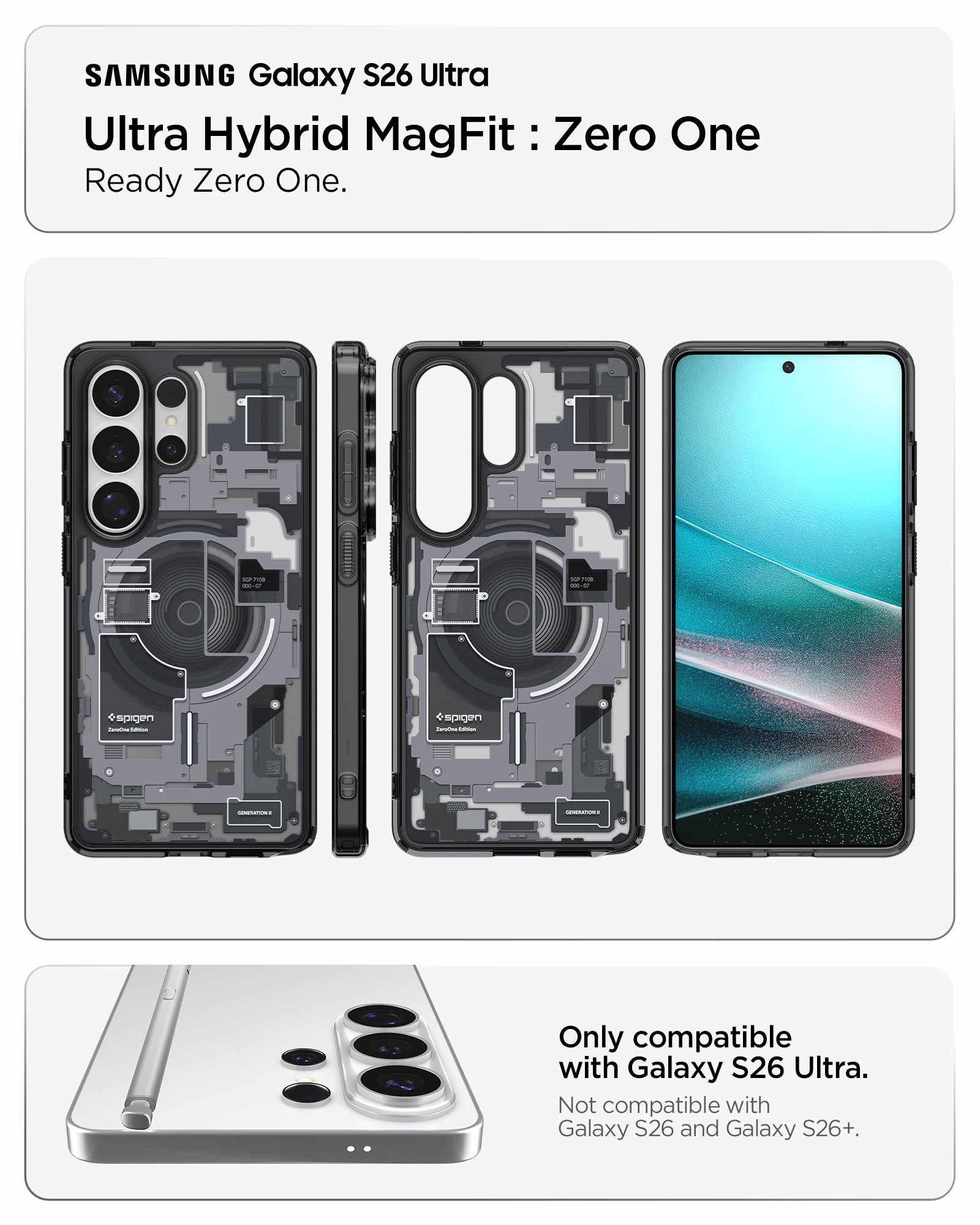 Galaxy S26 Series Case Ultra Hybrid Zero One (Mag Fit) – Spigen Inc