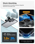 ACS11031 - Galaxy S26 Ultra Case Ultra Hybrid Space Crystal showing shock absorbing. engineered to handle serious impacts beyond everyday use