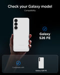 AGL11810 - Galaxy S26 FE GLAS.tR EZ Fit Pro showing compatibility with Galaxy S26 FE for a precise screen protector fit