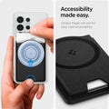 AFA09205 - Galaxy S25 Series MagFit Card Holder Valentinus 3 Cards (MagFit+) in Black showing accessibility made easy.