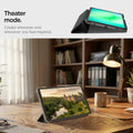 ACS11175 - Galaxy Tab A Series - Smart Fold showing theater mode, create wherever and wherever you feel inspired.