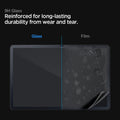 AGL02033 - Galaxy Tab S8 Plus Screen Protector EZ Fit GLAS.tR 9h reinforced for long lasting durability from wear and tear.
