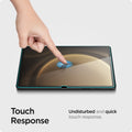AGL07002 - Galaxy Tab S9 FE Series Screen Protector EZ FIT GLAS.tR touch response. Unhindered and quick touch response.