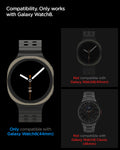 AGL09876 - Galaxy Watch 8 44mm GLAS.tR EZ Fit showing compatibility. only works with galaxy watch 8 44mm. not compatible with galaxy watch 8 40mm, 46mm