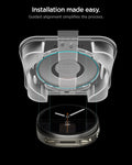 AGL09876 - Galaxy Watch 8 44mm GLAS.tR EZ Fit showing installation made easy. guided alignment simplifies the process.