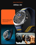 AMP10114 - Galaxy Watch 8 Series Band Athlex Air in active navy showing the band made for the Galaxy Watch