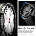 ACS10008 - Galaxy Watch 8 44mm Bezel Tune in black ready for any dive. stainless steel with 360 bezel coverage for scratch and impact resistance ideal for everyday wear and underwater adventures