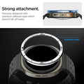 ACS10009 - Galaxy Watch 8 44mm Bezel Tune in sliver strong attachment precisely designed with premium adhesive tape which doesn't fall off easily. stainless steel.